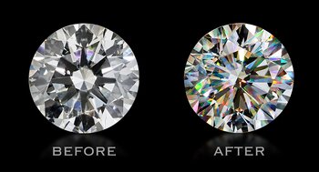 Fire Polish Reignites the Fluorescent Diamond Market Fire Polish Reignites the Fluorescent Diamond Market