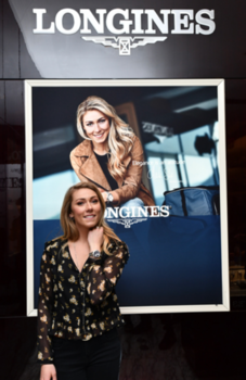 Mikaela Shiffrin Joins Longines in NY To Present the Conquest Chronograph by Mikaela Shiffrin Timepiece 