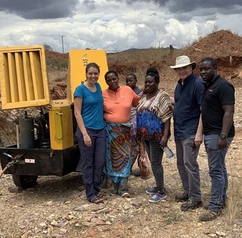 Gem Legacy Delivers Compressor to Precious Women Mine Gem Legacy Delivers Compressor to Precious Women Mine